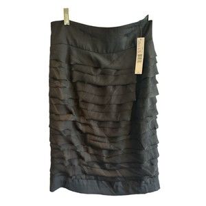 Antonio Melani Black‎ Ruffled Skirt 4